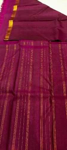 ARNI SILK HALF FINE ZARI SAREE WITH BLOUSE